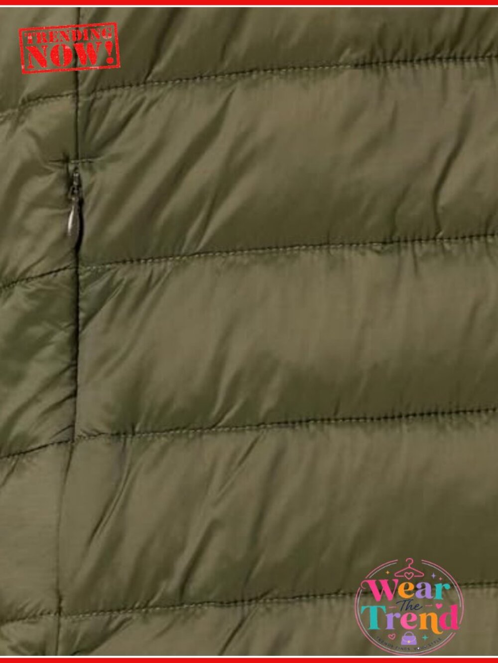 Women's Lightweight Water-Resistant Packable Puffer Jacket - Picture 6 of 6